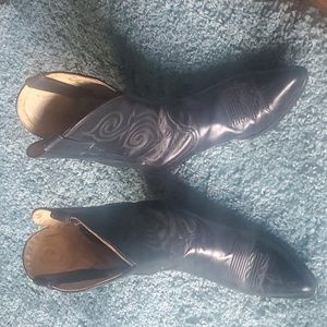 Tony Lama Black Cowboy boots